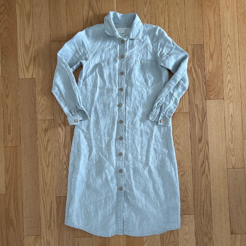 🩷 stunning 💯 linen shirt dress 🩷